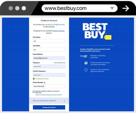 crear cuenta de best buy|my best buy account requirements.